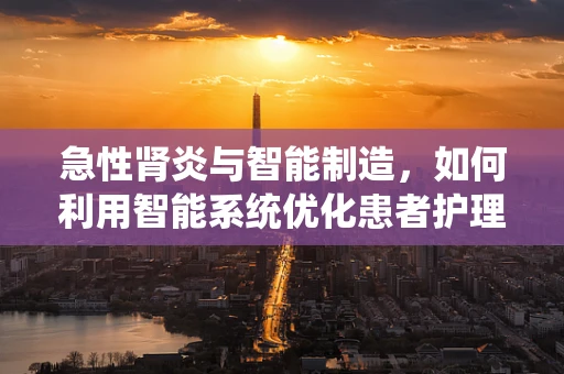 急性肾炎与智能制造，如何利用智能系统优化患者护理流程？