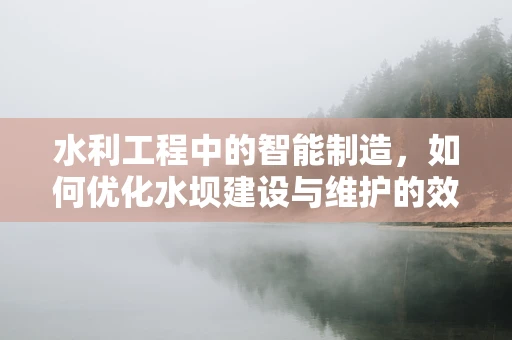 水利工程中的智能制造，如何优化水坝建设与维护的效率？