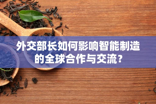 外交部长如何影响智能制造的全球合作与交流？