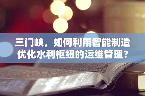 三门峡，如何利用智能制造优化水利枢纽的运维管理？