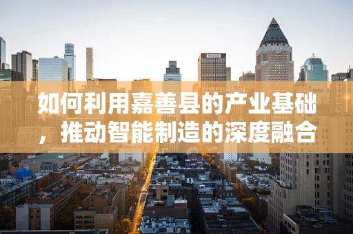 如何利用嘉善县的产业基础，推动智能制造的深度融合？