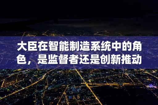 大臣在智能制造系统中的角色，是监督者还是创新推动者？