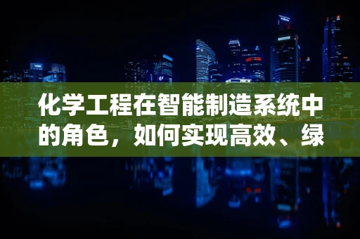 化学工程在智能制造系统中的角色，如何实现高效、绿色的生产流程？