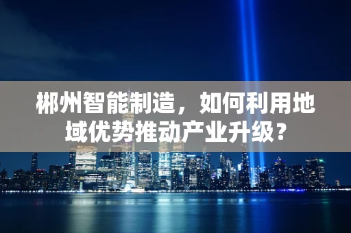 郴州智能制造，如何利用地域优势推动产业升级？