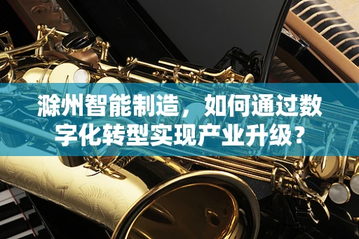 滁州智能制造，如何通过数字化转型实现产业升级？
