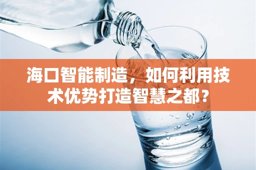 海口智能制造，如何利用技术优势打造智慧之都？