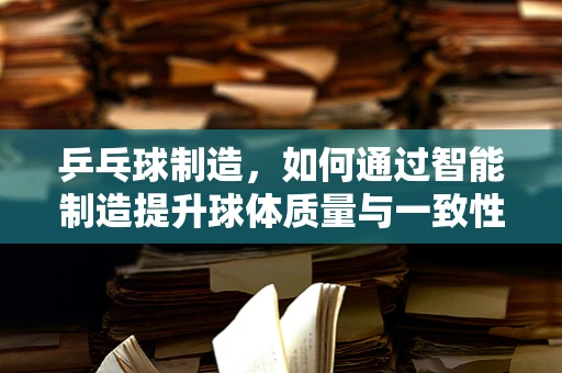 乒乓球制造，如何通过智能制造提升球体质量与一致性？