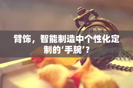 臂饰，智能制造中个性化定制的‘手腕’？
