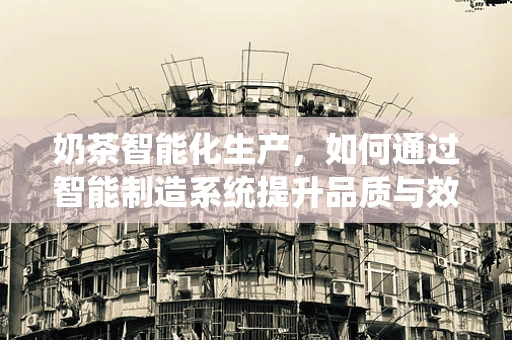 奶茶智能化生产，如何通过智能制造系统提升品质与效率？