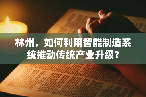 林州，如何利用智能制造系统推动传统产业升级？