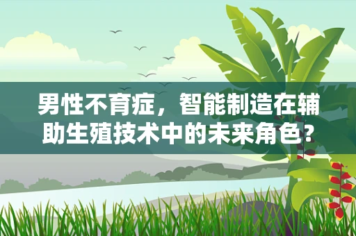 男性不育症，智能制造在辅助生殖技术中的未来角色？