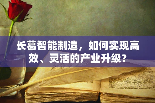 长葛智能制造，如何实现高效、灵活的产业升级？