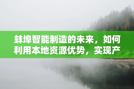 蚌埠智能制造的未来，如何利用本地资源优势，实现产业升级？