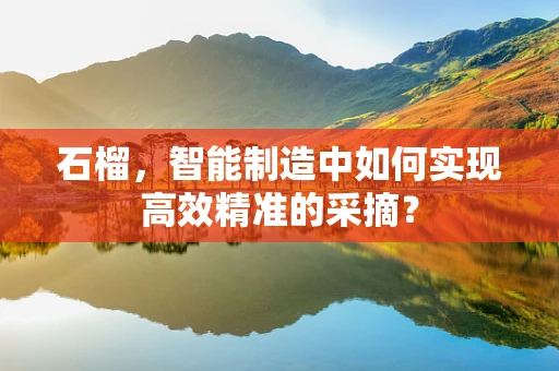 石榴，智能制造中如何实现高效精准的采摘？