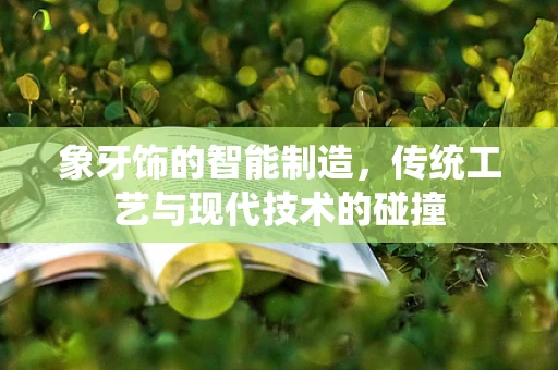 象牙饰的智能制造，传统工艺与现代技术的碰撞