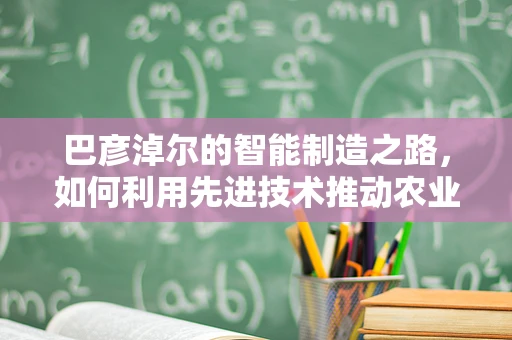 巴彦淖尔的智能制造之路，如何利用先进技术推动农业现代化？