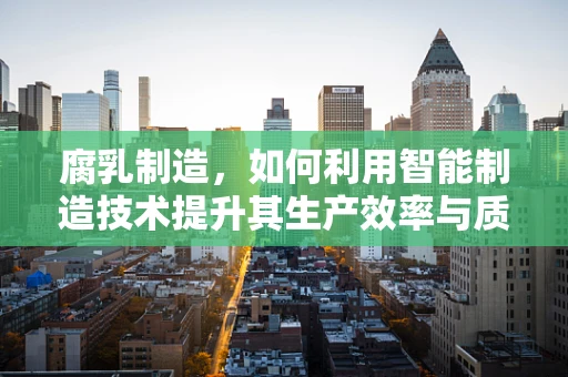 腐乳制造，如何利用智能制造技术提升其生产效率与质量控制？