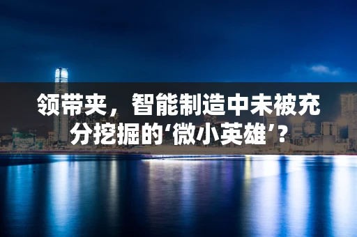 领带夹，智能制造中未被充分挖掘的‘微小英雄’？