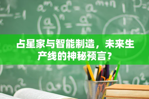 占星家与智能制造，未来生产线的神秘预言？
