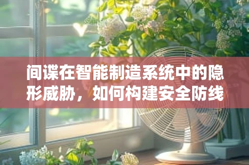 间谍在智能制造系统中的隐形威胁，如何构建安全防线？