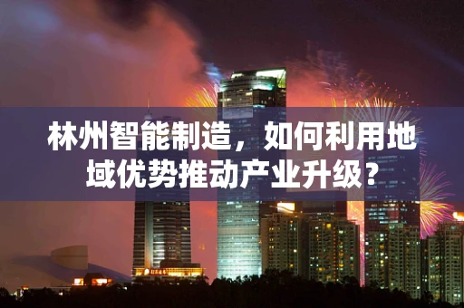 林州智能制造，如何利用地域优势推动产业升级？