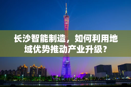 长沙智能制造，如何利用地域优势推动产业升级？