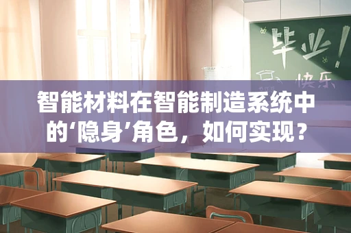 智能材料在智能制造系统中的‘隐身’角色，如何实现？