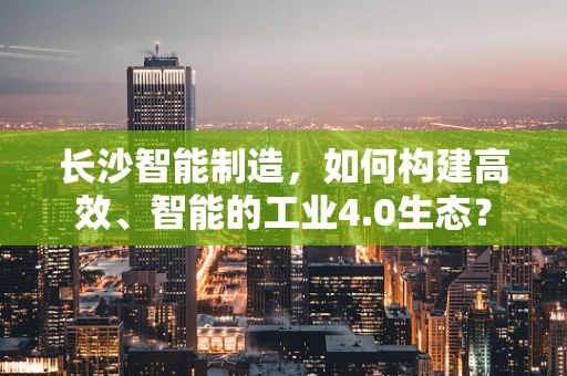 长沙智能制造，如何构建高效、智能的工业4.0生态？