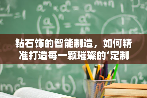 钻石饰的智能制造，如何精准打造每一颗璀璨的‘定制’？