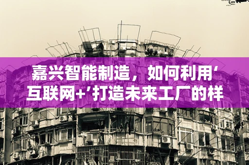 嘉兴智能制造，如何利用‘互联网+’打造未来工厂的样板间？
