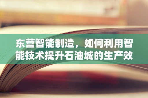 东营智能制造，如何利用智能技术提升石油城的生产效率？