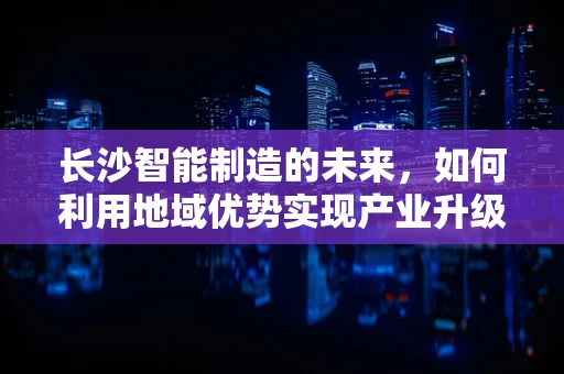 长沙智能制造的未来，如何利用地域优势实现产业升级？