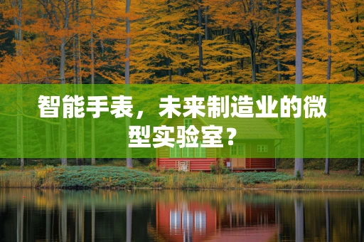 智能手表，未来制造业的微型实验室？
