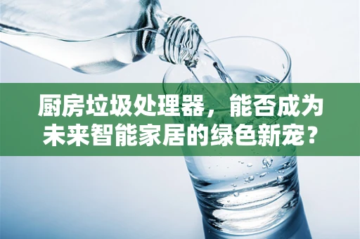 厨房垃圾处理器，能否成为未来智能家居的绿色新宠？