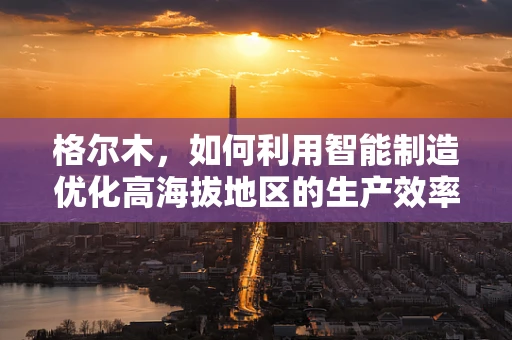 格尔木，如何利用智能制造优化高海拔地区的生产效率？