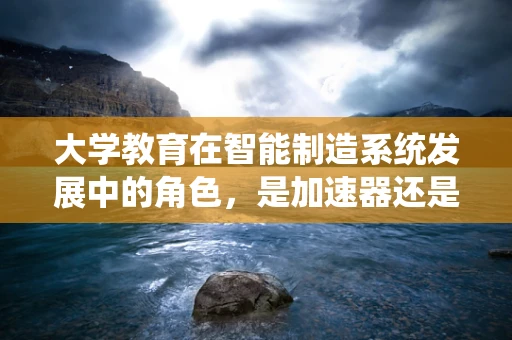 大学教育在智能制造系统发展中的角色，是加速器还是旁观者？