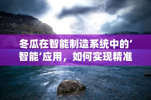 冬瓜在智能制造系统中的‘智能’应用，如何实现精准切割与高效利用？