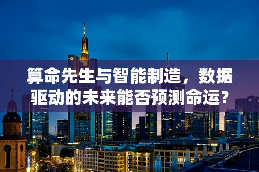 算命先生与智能制造，数据驱动的未来能否预测命运？
