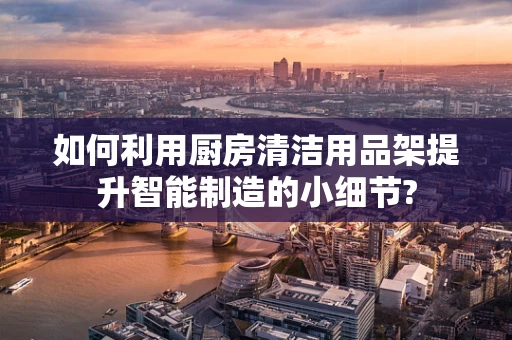 如何利用厨房清洁用品架提升智能制造的小细节?
