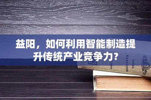益阳，如何利用智能制造提升传统产业竞争力？