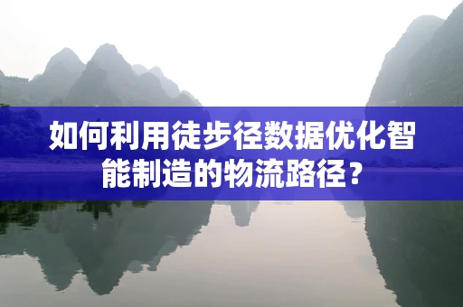 如何利用徒步径数据优化智能制造的物流路径？