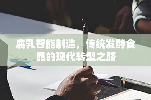 腐乳智能制造，传统发酵食品的现代转型之路