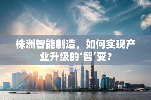 株洲智能制造，如何实现产业升级的‘智’变？