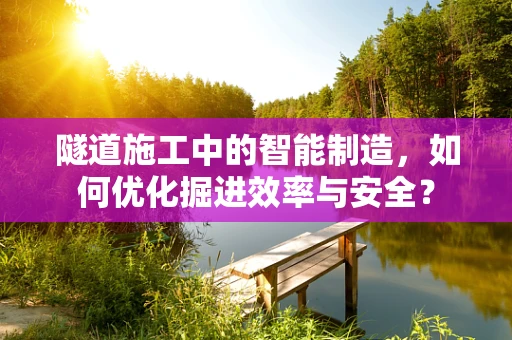 隧道施工中的智能制造，如何优化掘进效率与安全？
