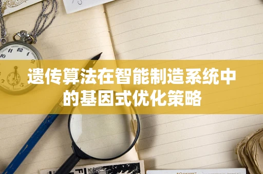 遗传算法在智能制造系统中的基因式优化策略