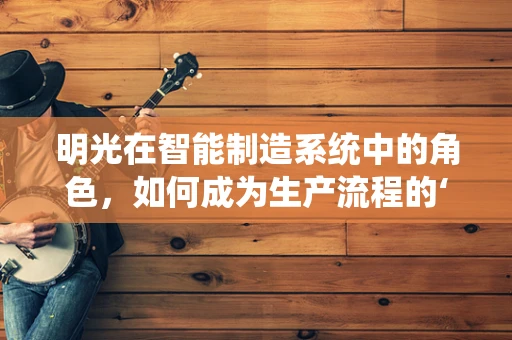 明光在智能制造系统中的角色，如何成为生产流程的‘智慧之眼’？