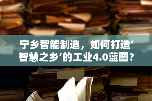 宁乡智能制造，如何打造‘智慧之乡’的工业4.0蓝图？