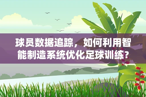 球员数据追踪，如何利用智能制造系统优化足球训练？