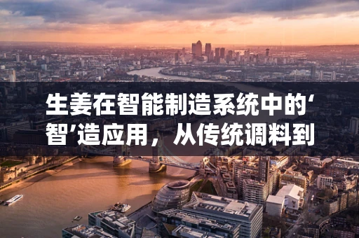 生姜在智能制造系统中的‘智’造应用，从传统调料到智能生产的跨界探索