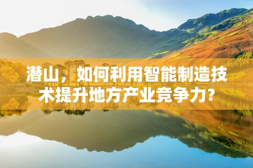 潜山，如何利用智能制造技术提升地方产业竞争力？